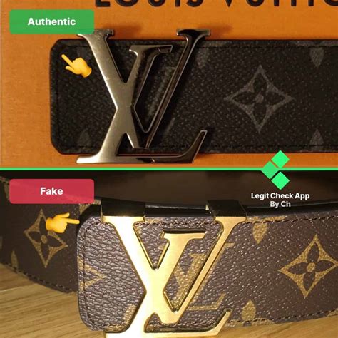 how to tell if lv belt is fake